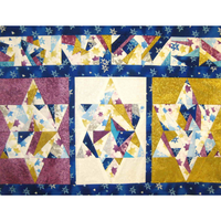Stars of Light Patchwork Trio Wall Hanging Pattern