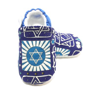Baby Shoes - Star of David (Navy) - 4 LEFT!