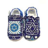 Baby Shoes - Star of David (Navy) - 4 LEFT!