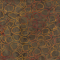 Olive Steps Batik  - 3 YDS