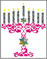 Hanukkah Greeting Card - Elements