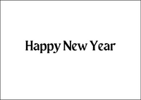 Jewish New Years Greeting Card - Shalom - Peace