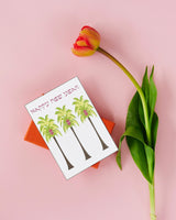 Jewish New Years Greeting Card - Palm Trees