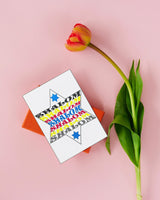 Jewish New Years Greeting Card - Shalom In Star