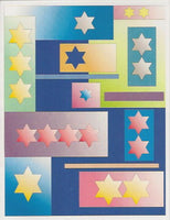 Jewish New Years Greeting Card - Stars