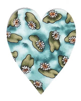 Fusible Applique Hearts - Lilypads (50 Pk)