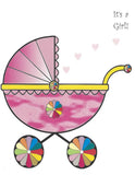 Baby Greeting Card - It's A Girl