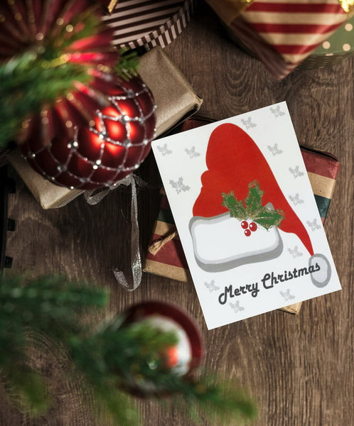Christmas Greeting Card - Santa's Hat