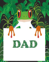 Father's Day Greeting Card - Frog