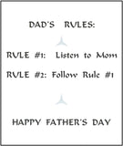 Father's Day Greeting Card - Sunglasses