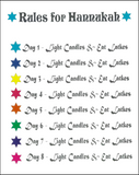 Hanukkah Greeting Card - Rules For Hanukkah
