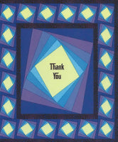 Birthday Greeting Card Quilt Themed - Diamonds