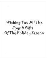 Christmas Greeting Card - Santa's Sleigh with Presents