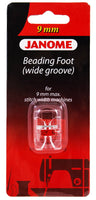 Janome Beading Foot (Wide Groove) - For 9mm Max Stitch Width Machines   #202098007