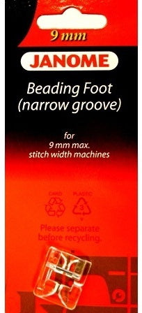 Janome Beading Foot (Narrow) For 9mm   #202097006