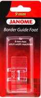 Janome Border Guide Foot - For 9mm Max Stitch Width Machines   #202084000