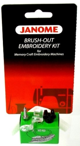 Janome Brush-Out Embroidery Kit For Memory Craft Embroidery Machines   #200383006 - 5 LEFT!