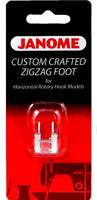 Janome Custom Crafted Zigzag Foot For Horizontal Rotary Hook Models   #200137003