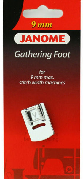 Janome Gathering Foot - For 9mm Max Stitch Width Machines   #202096005
