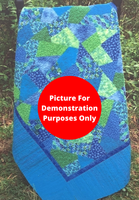 Kwik Krazy Too Quilt Kit - Blues & Browns - 1 LEFT!