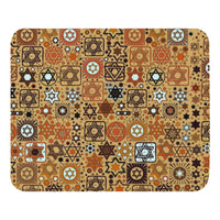 Mouse Pad - Tossed Stars (Beige)