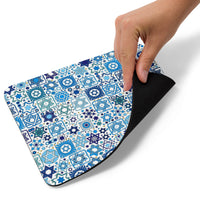 Mouse Pad - Tossed Stars (White)