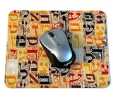 Mouse Pad - Aleph Bet (Beige)