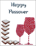 Passover Greeting Card - Goblets & Matzoh