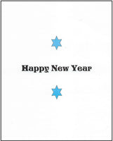 Jewish New Years Greeting Card - Round Rosh Hashannah