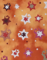 Blank Greeting Card - Jubilant Stars (Copper)