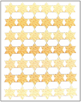 Passover Greeting Card - Mini Matzoh Stars