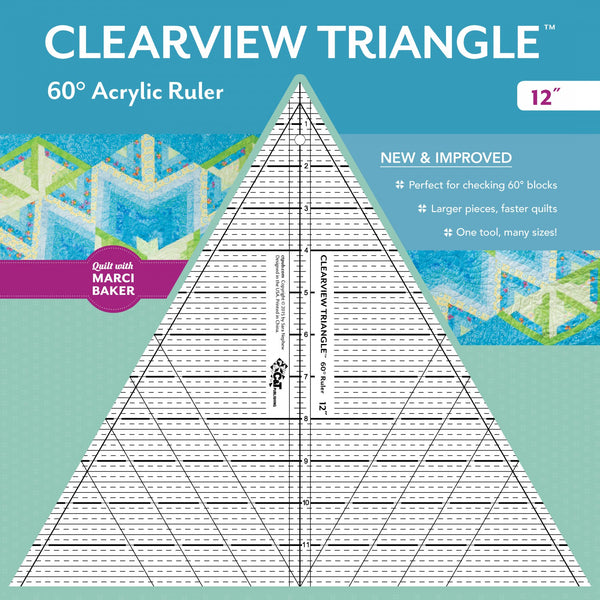 12-Inch Clearview Triangle Ruler