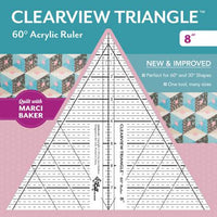 8-Inch Clearview Triangle Ruler