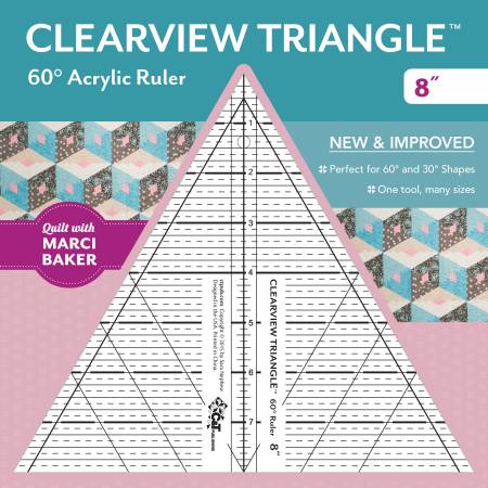 8-Inch Clearview Triangle Ruler