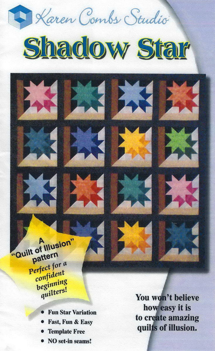 Shadow Star Quilt Pattern Shadow Star Quilt Pattern – Fay's Design Studio & Fay Nicoll Judaica ...