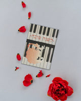 Jewish New Years Greeting Card - Piano